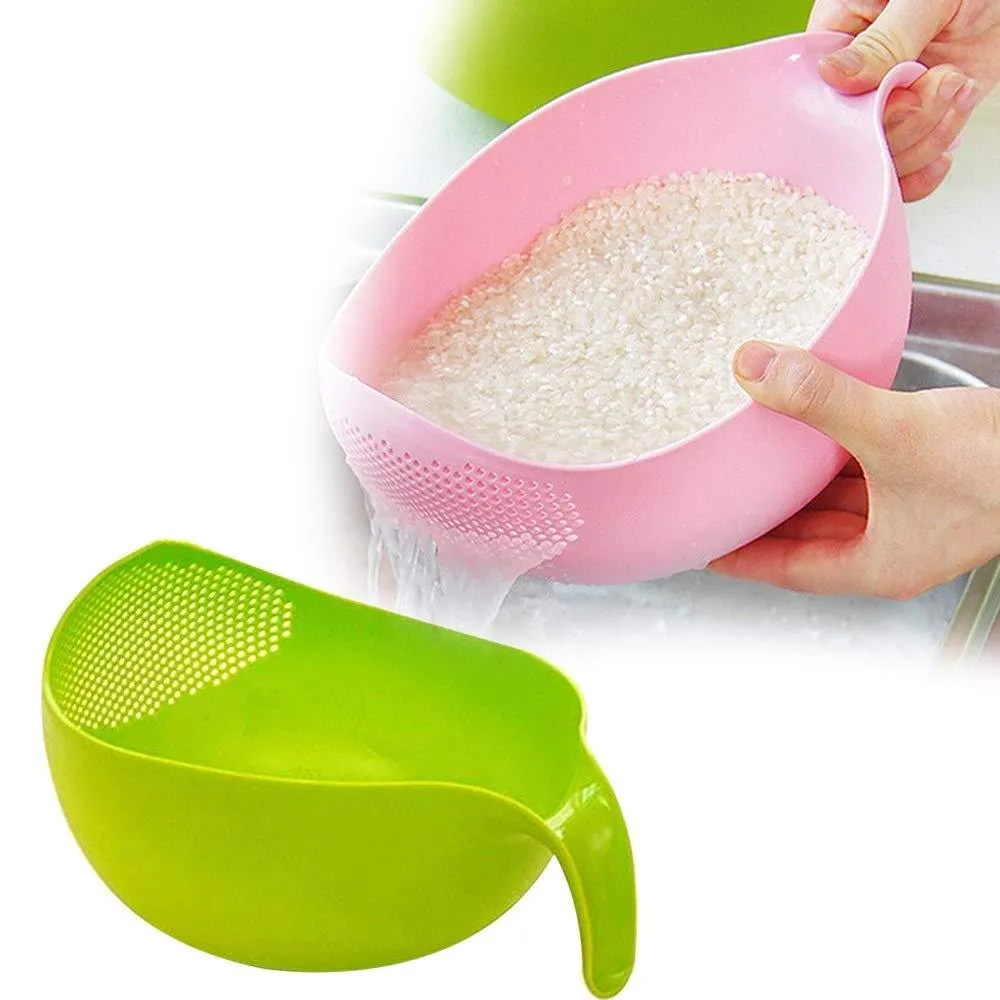 156 Rice Bowl Thick Drain Basket with Handle