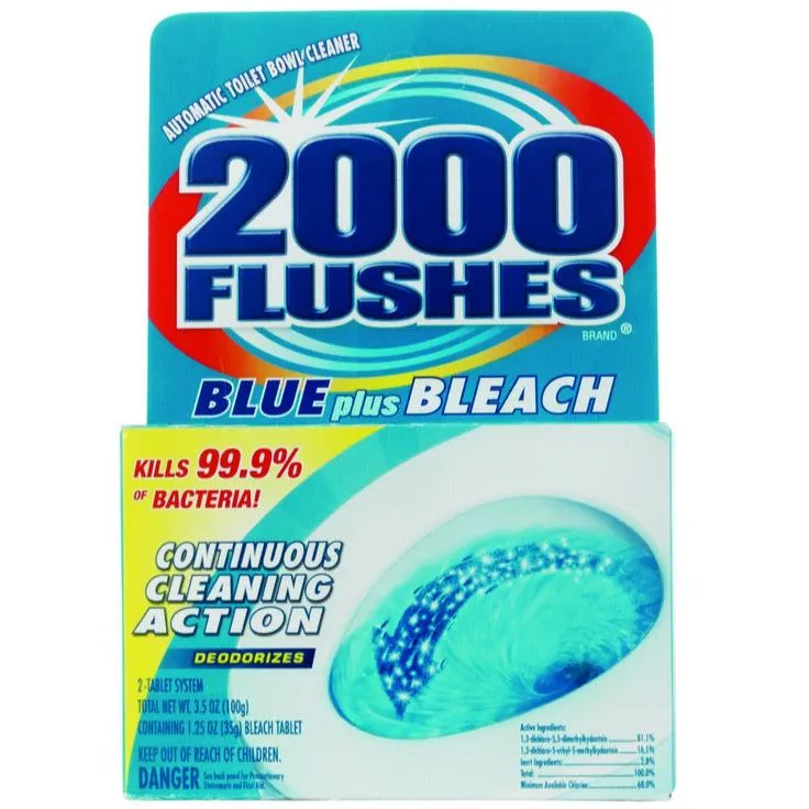 2000 Flushes Automatic Toilet Bowl Cleaner - 2 pc.