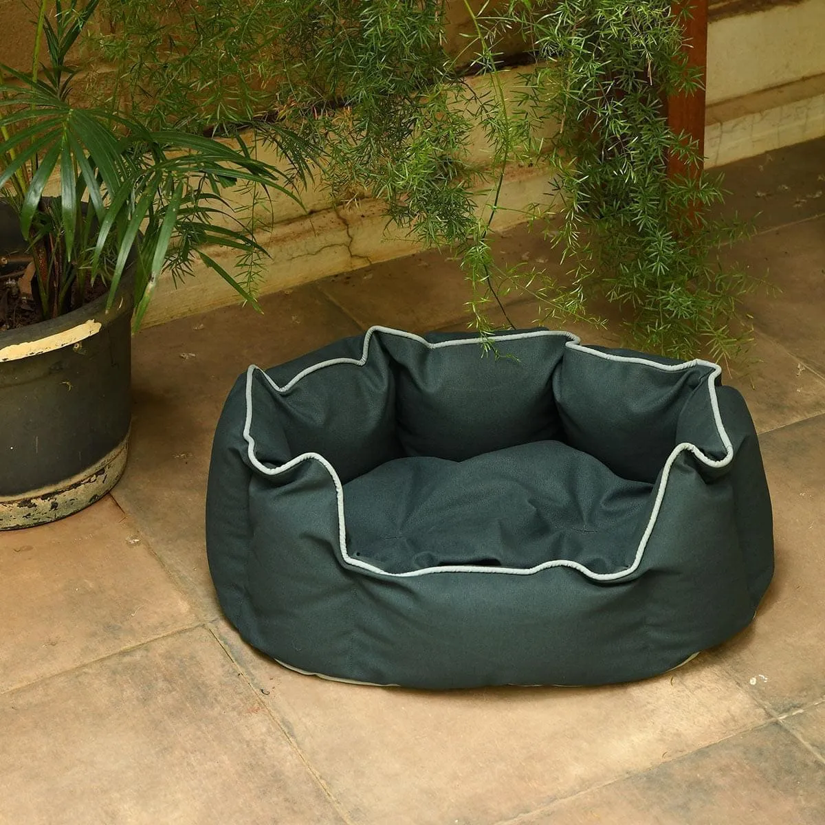 Acrylic Coated Cat Bed - Kyoko - Pine Green