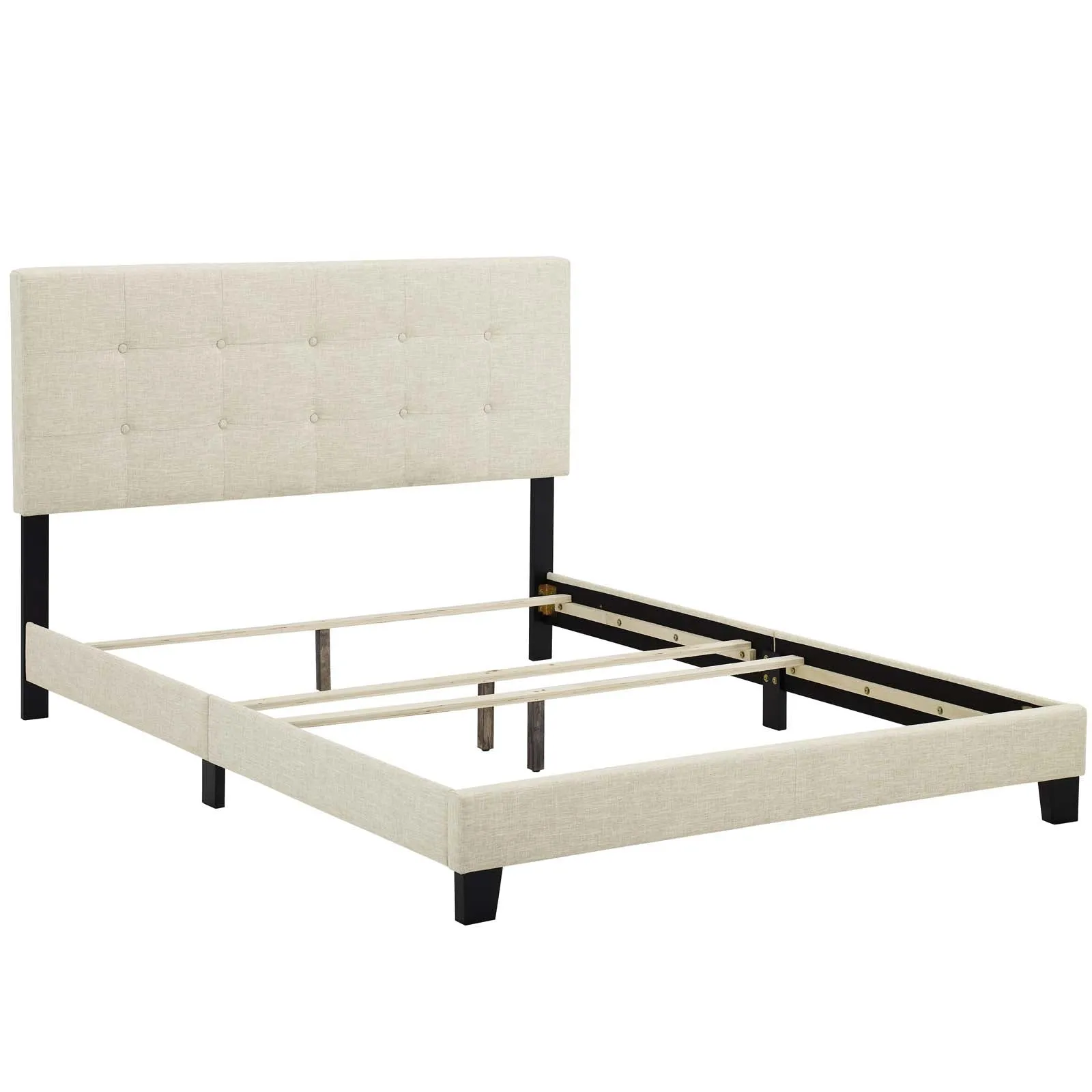 Amira Upholstered Fabric Bed