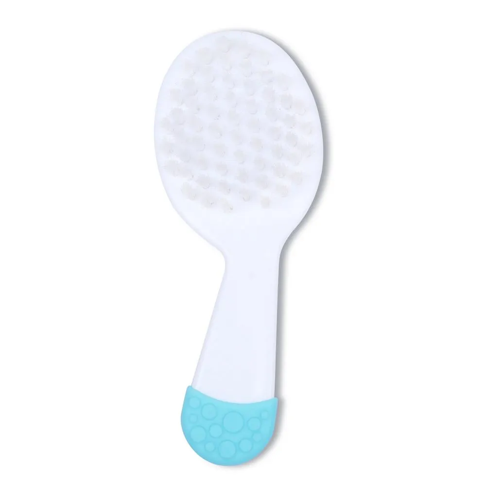 Blue Soft & Gentle Comb And Brush Grooming Set