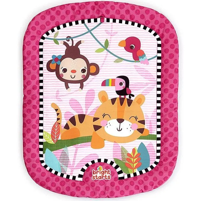 Bright Starts Prop Mat - Baby Activity Gym - Wild & Whimsy Mat