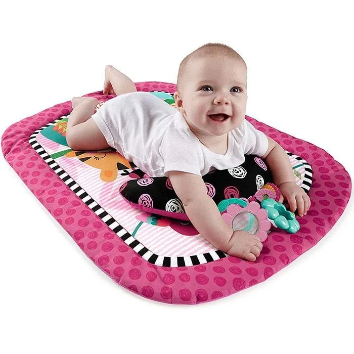 Bright Starts Prop Mat - Baby Activity Gym - Wild & Whimsy Mat