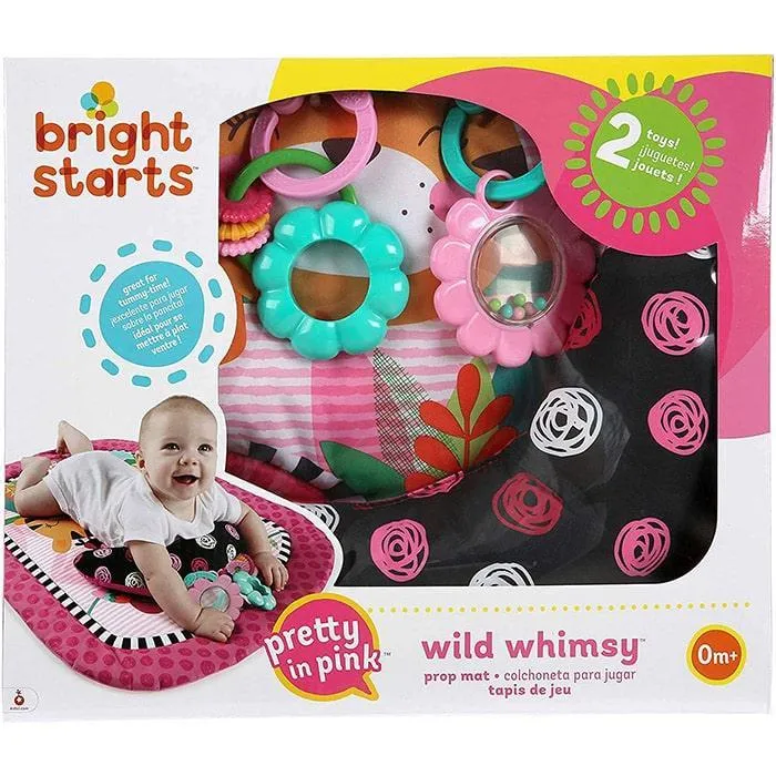 Bright Starts Prop Mat - Baby Activity Gym - Wild & Whimsy Mat