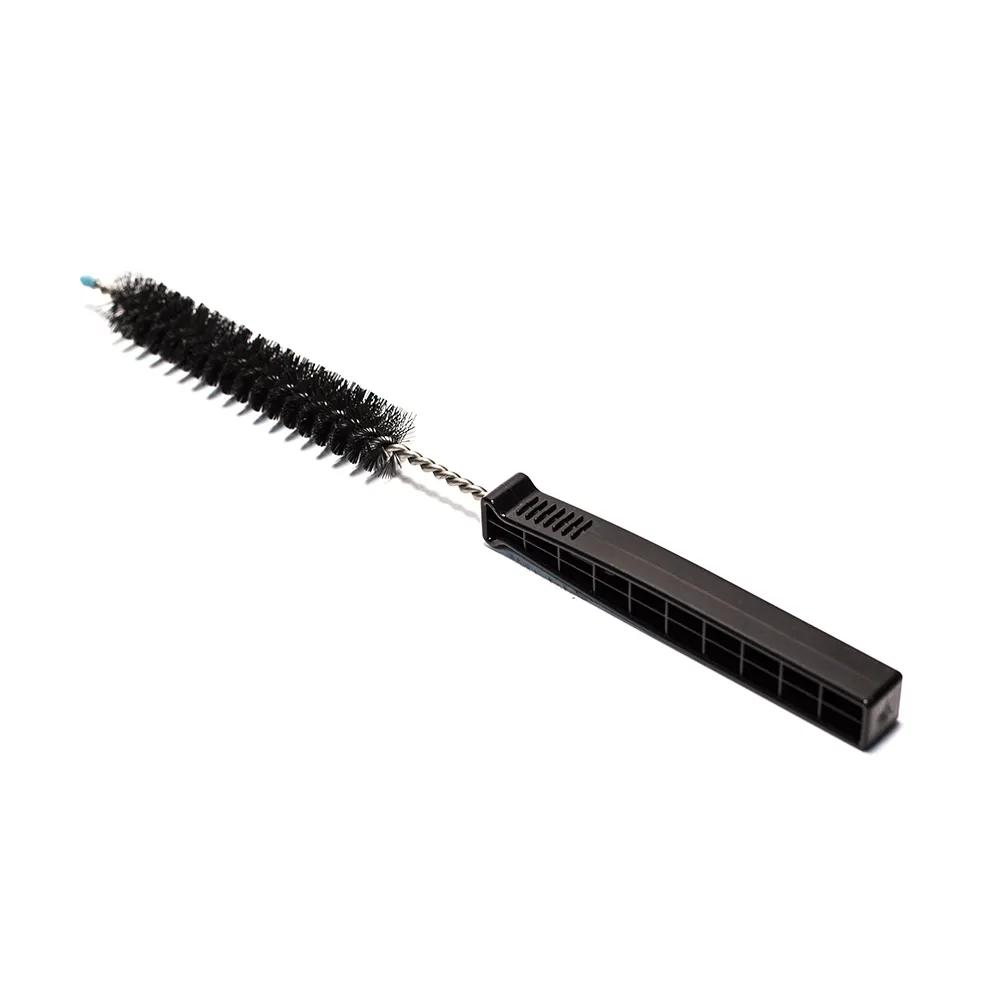 BRUSH 290mm x 20mm BLACK WITH SOLID HANDLE