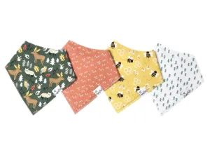 Copper Pearl: Baby Bandana Bibs (4 pack) - Atwood