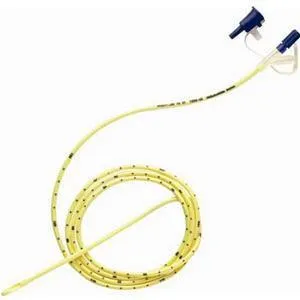 CORFLO Ultra Lite Nasogastric Feeding Tube with Stylet 8 fr 36"