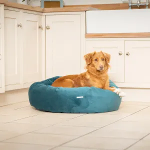 Donut Bed With Removable Covers in Marine Velvet by Lords & Labradors