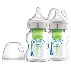 Dr. Brown's Options Wide Neck Glass Bottles 5oz 2-Pack