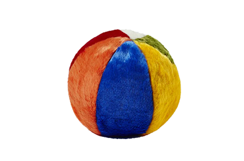 Fluff & Tuff Beach Ball Plush Dog Toy