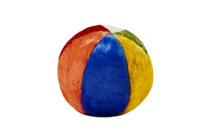 Fluff & Tuff Beach Ball Plush Dog Toy