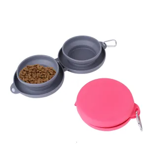 Folding Silicone Travel Pet Bowl