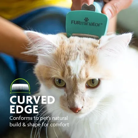 FURminator® deShedding Tool for Cats with Short Hair