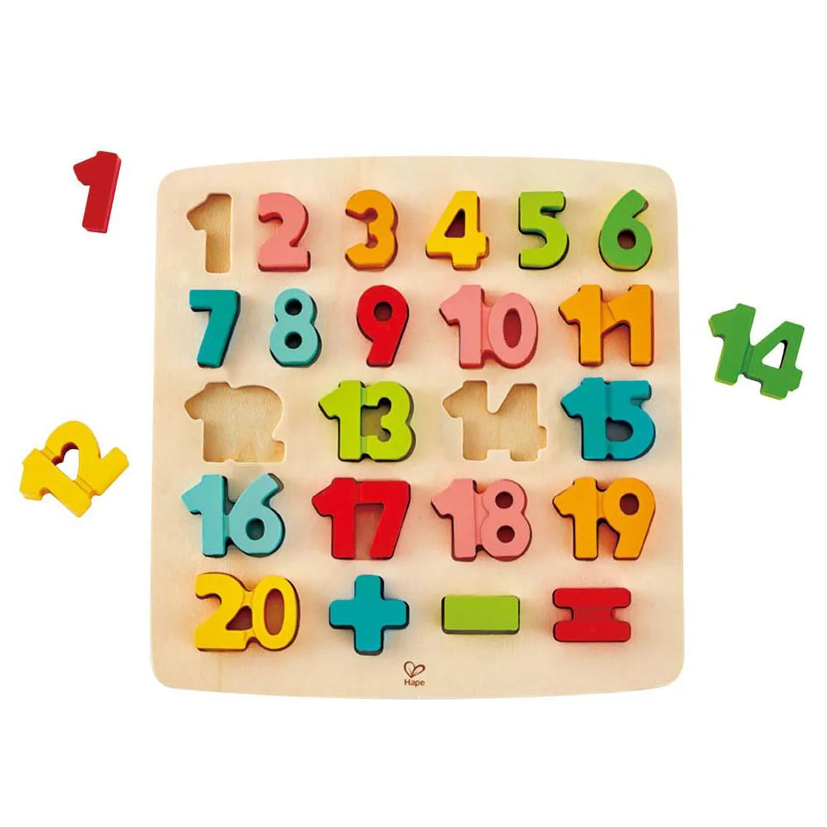 Hape chunky number math puzzle