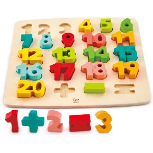 Hape chunky number math puzzle