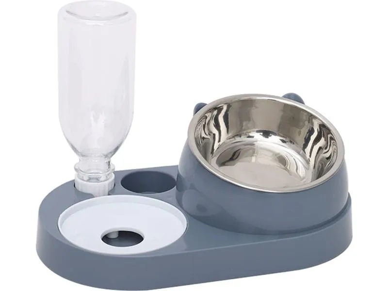 HOOPET Pet Food & Water Bowl Stainless Steel