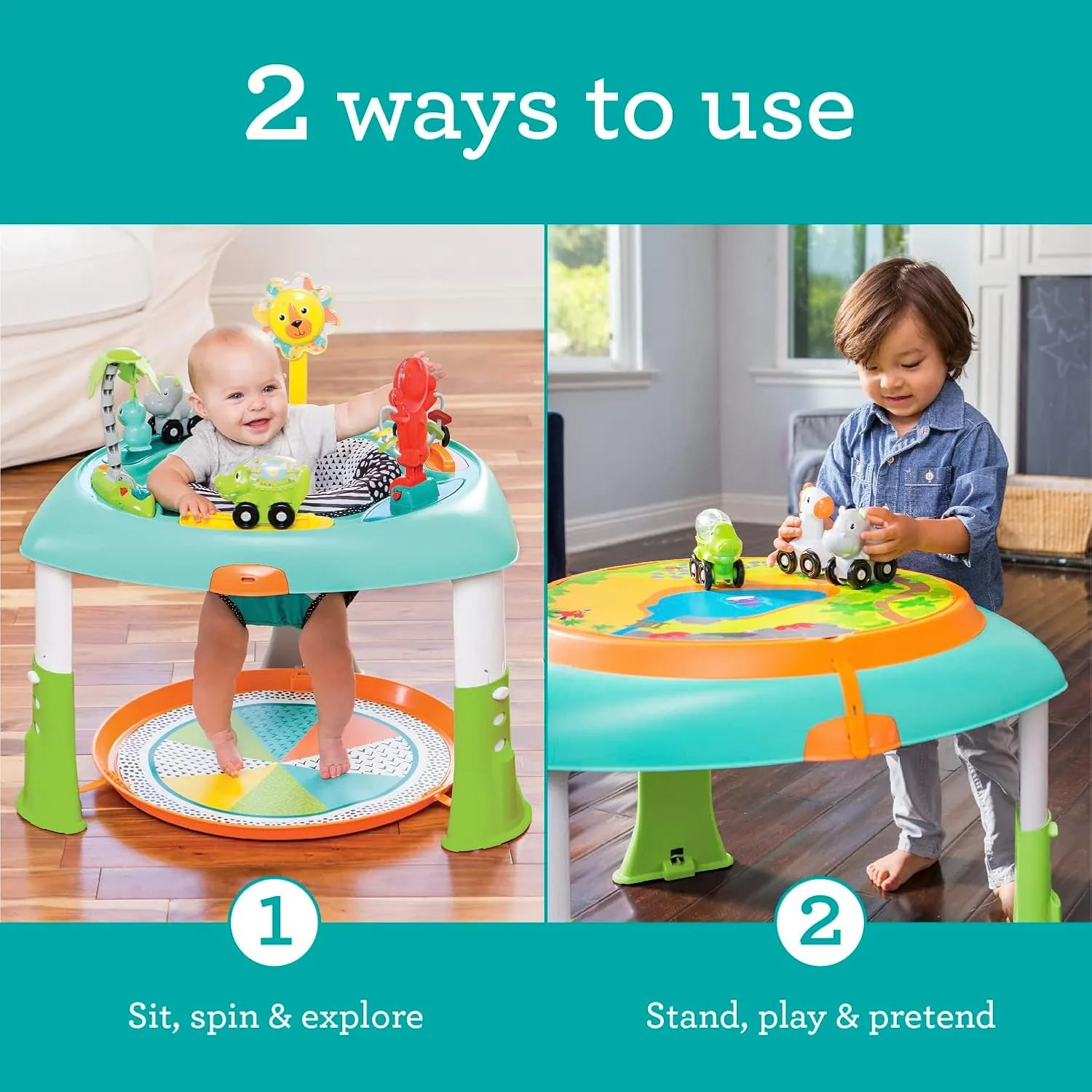 Infantino 2in1 Sit Spin & Stand Entertainer and Activity Table