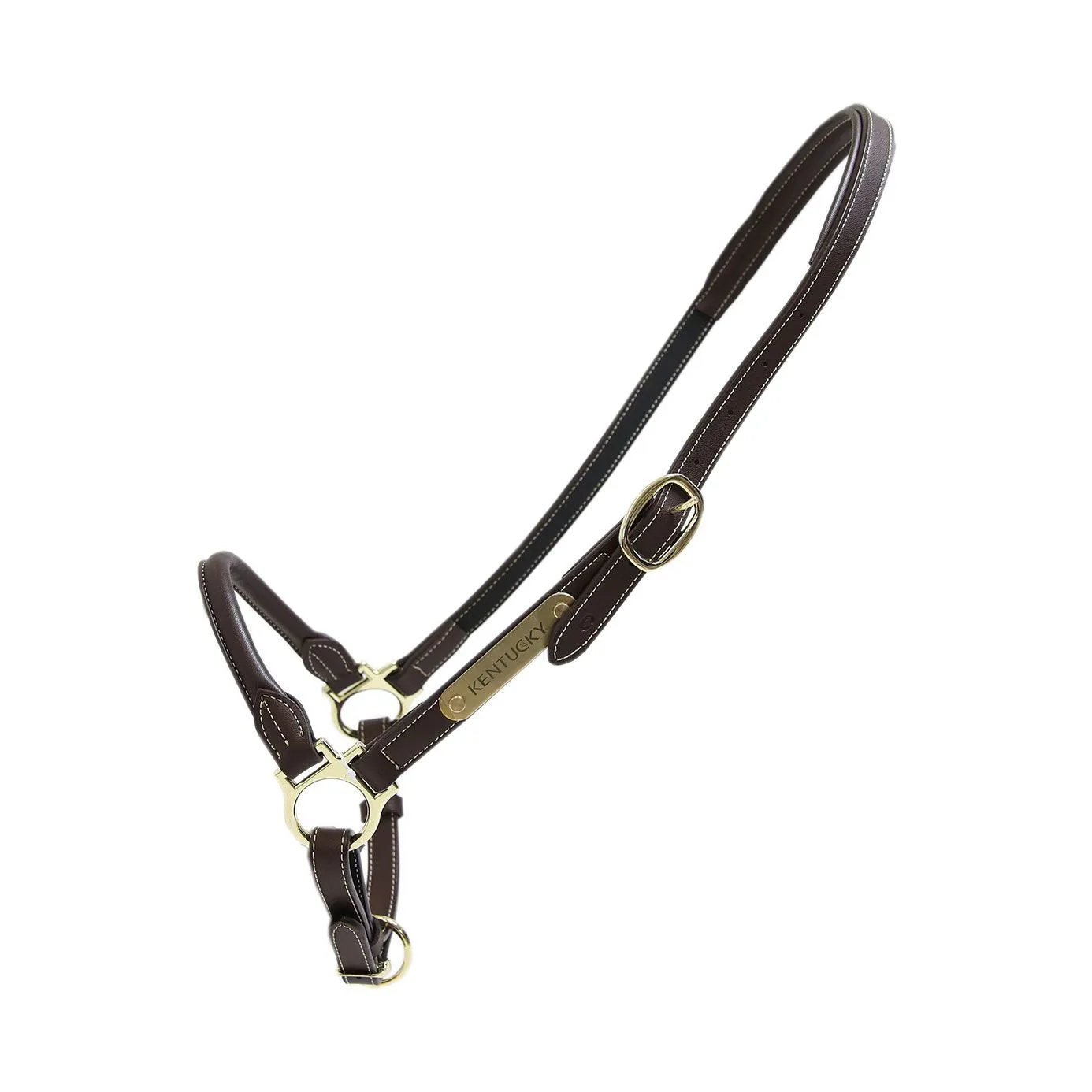 Kentucky Horsewear Leather Grooming Halter - Brown