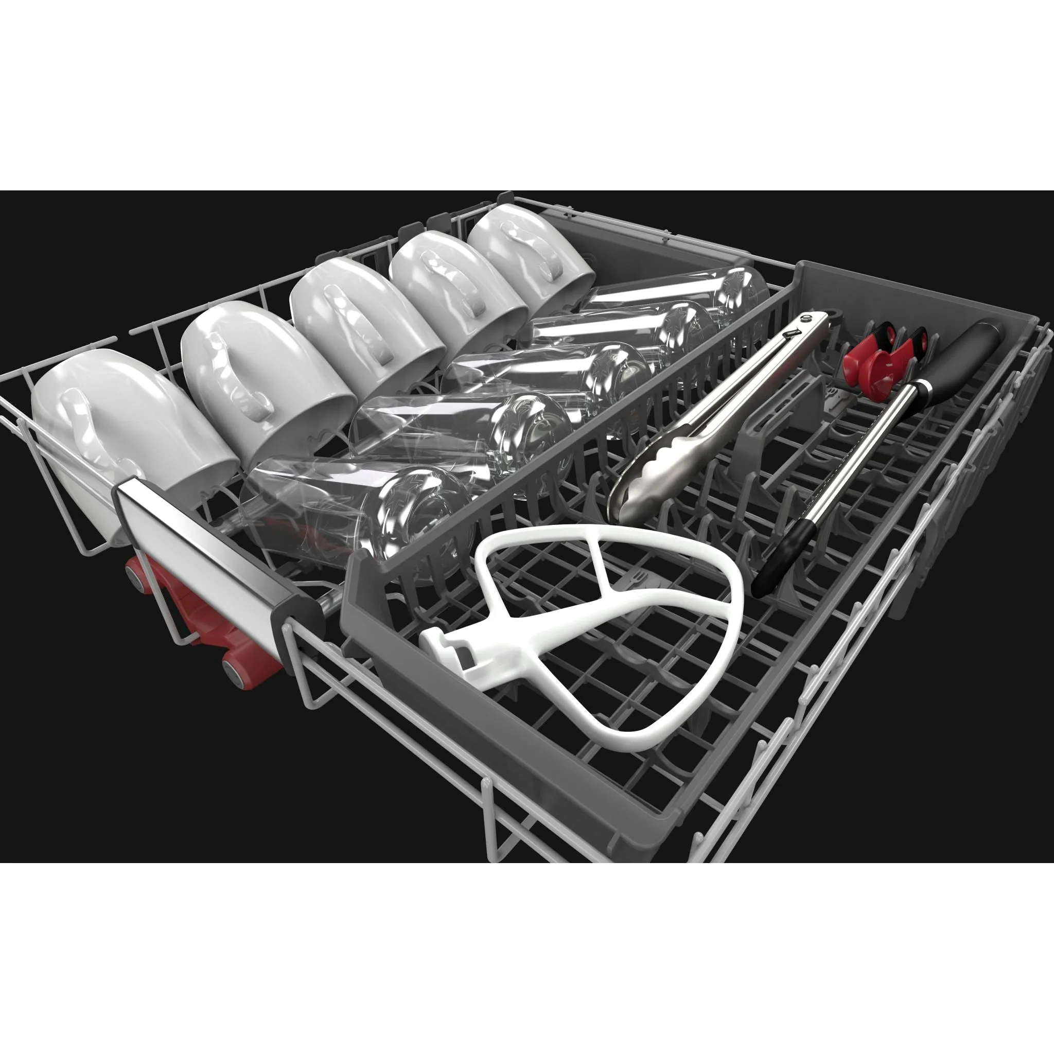 KitchenAid  44 dBA Dishwasher with FreeFlex Third Rack and LED Interior Lighting (KDTM804KPS)