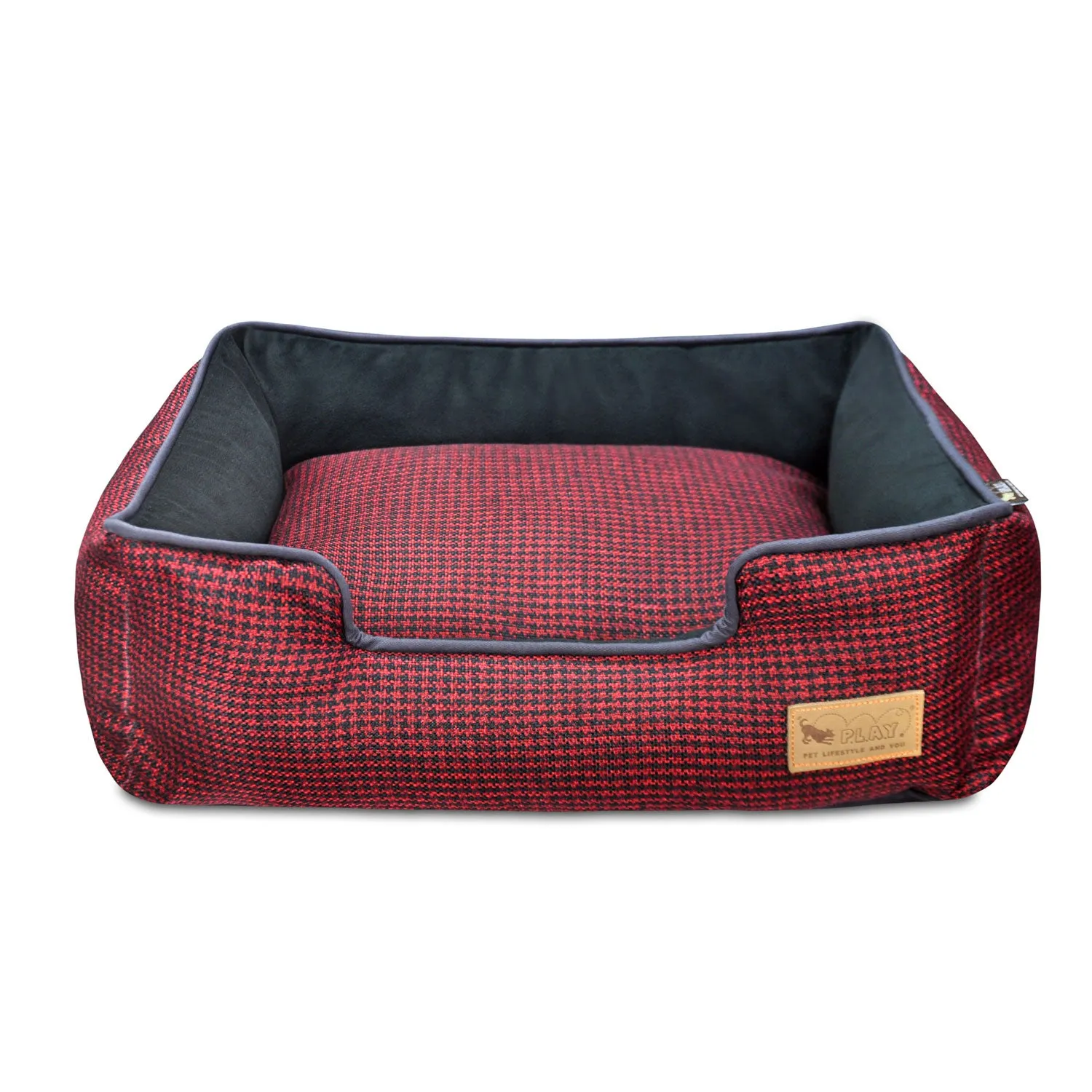 Lounge Bed - Houndstooth