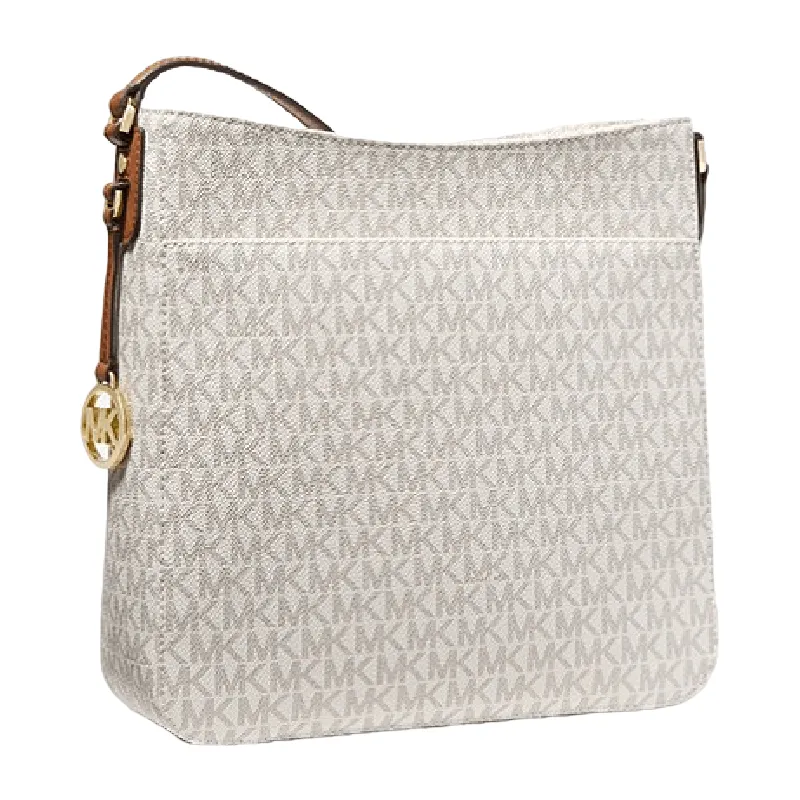 Michael Kors Jet Set Travel Messenger Bag, White