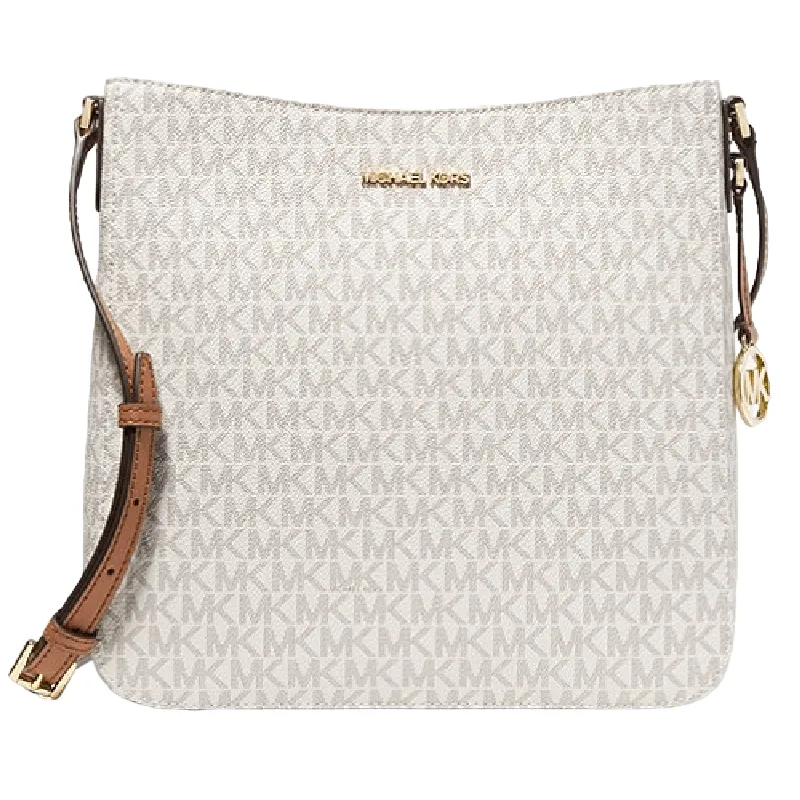 Michael Kors Jet Set Travel Messenger Bag, White