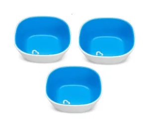 Munchkin 3 Piece Toddler Splash Bowl Set, Blue