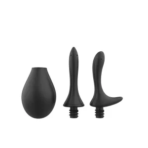 Nexus Silicone Black Anal Douche Set