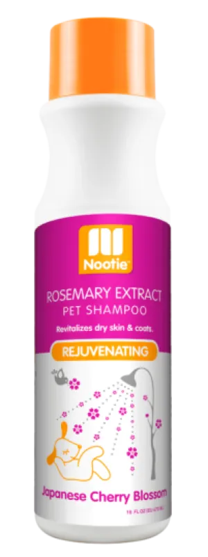 Nootie Rosemary Extract Rejuvenating Japanese Cherry Blossom Shampoo for Dogs