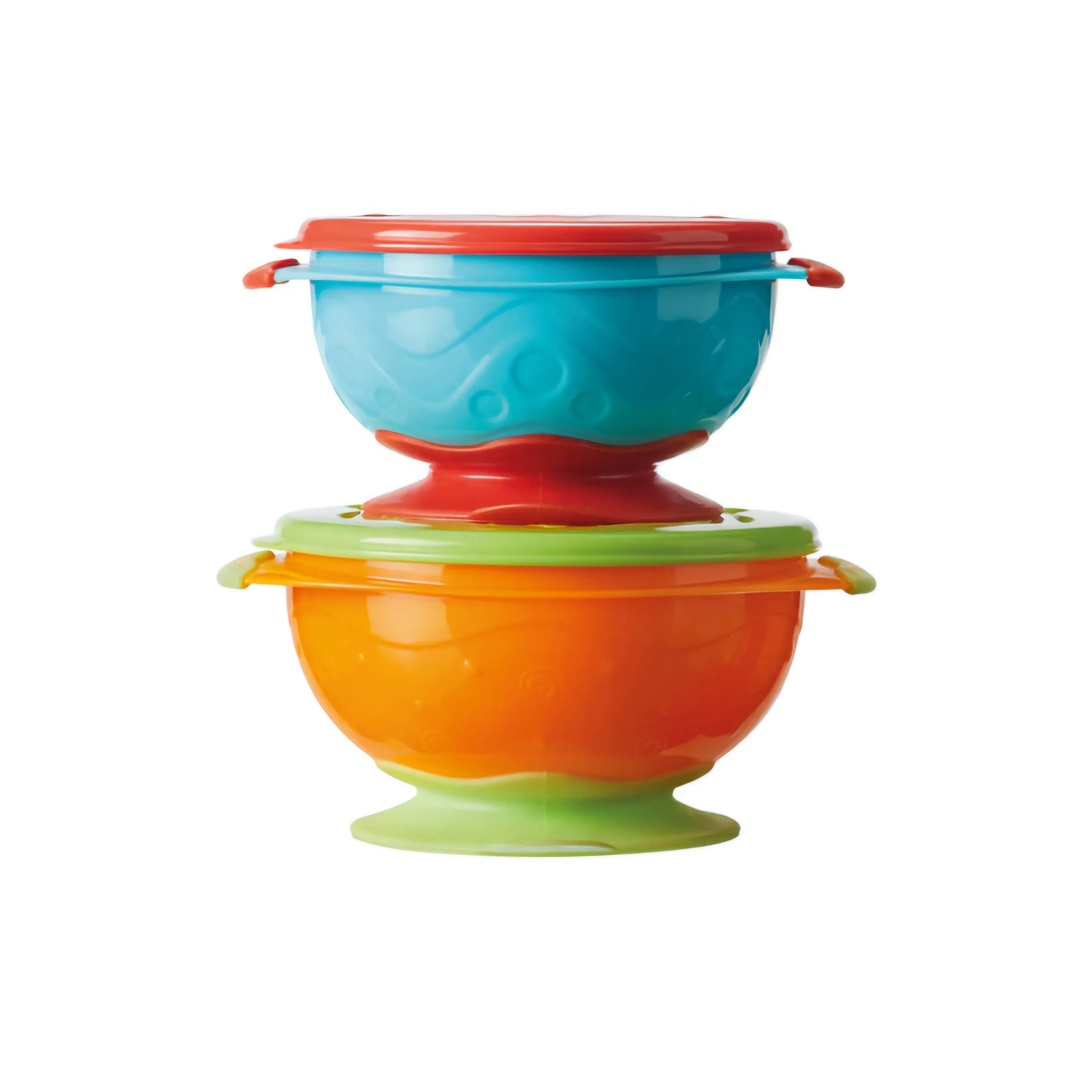 Nuby 2 Suction Bowls With Lids