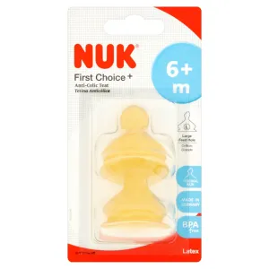 NUK First Choice  Latex Teat Size 2 Large Hole