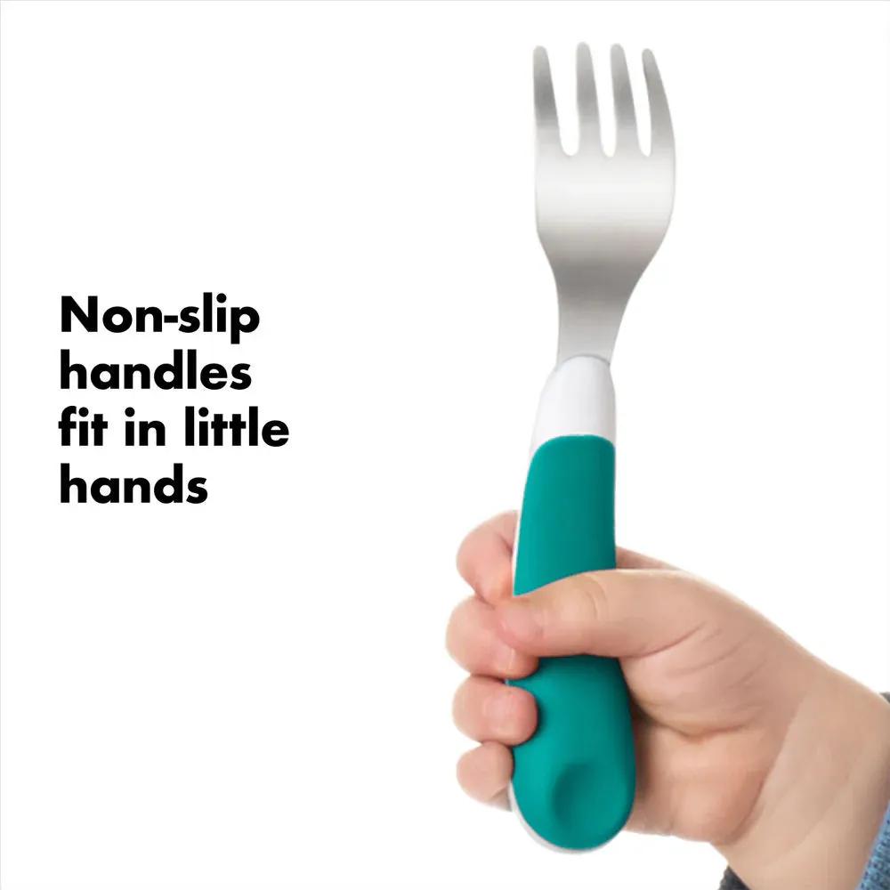 OXO Tot Fork & Spoon Set - Opal