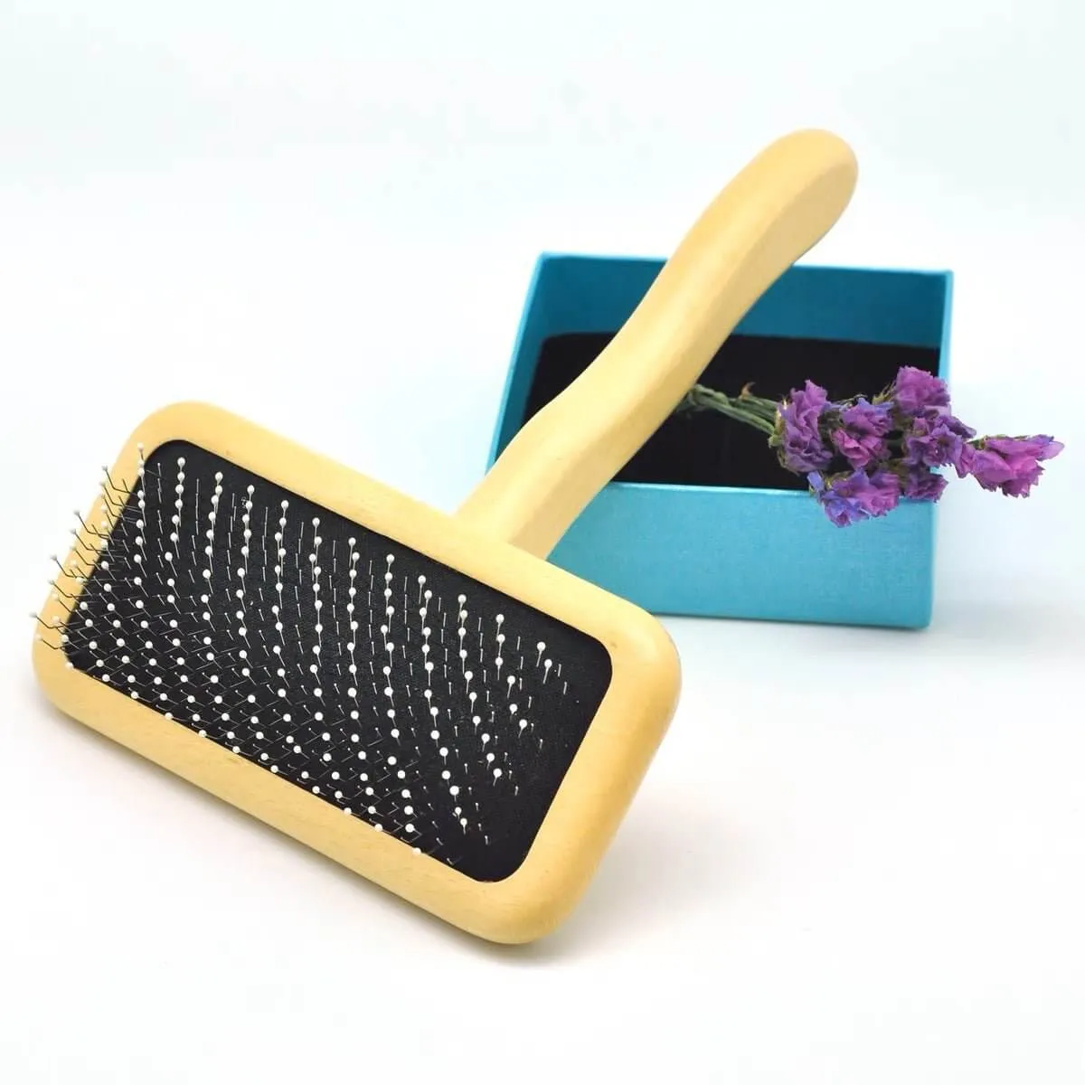 Pet Wooden Hair Comb Massage Brush for Dogs