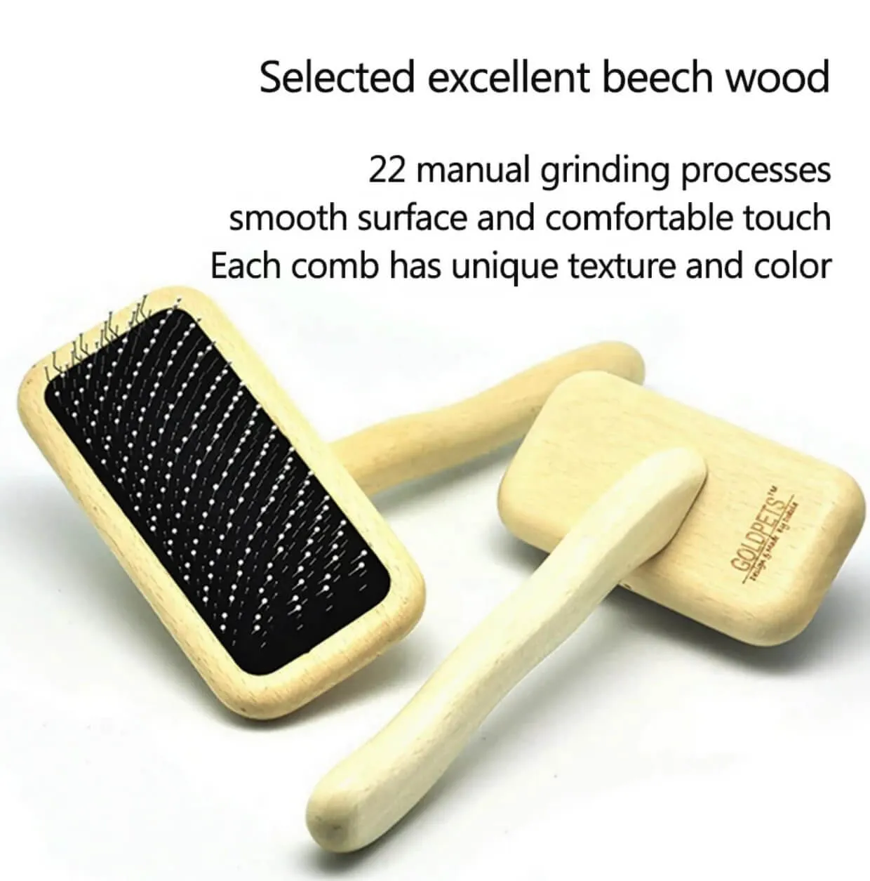 Pet Wooden Hair Comb Massage Brush for Dogs