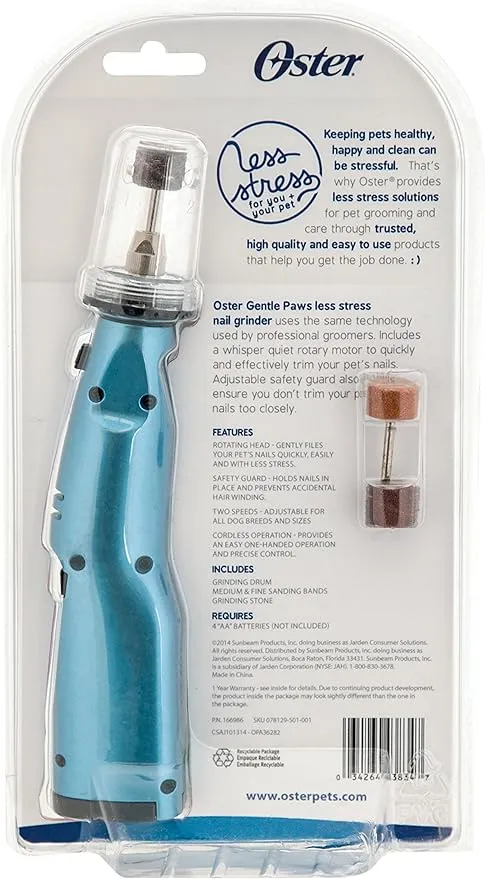 PetAffairs Oster Gentle Paws Nail Grinder