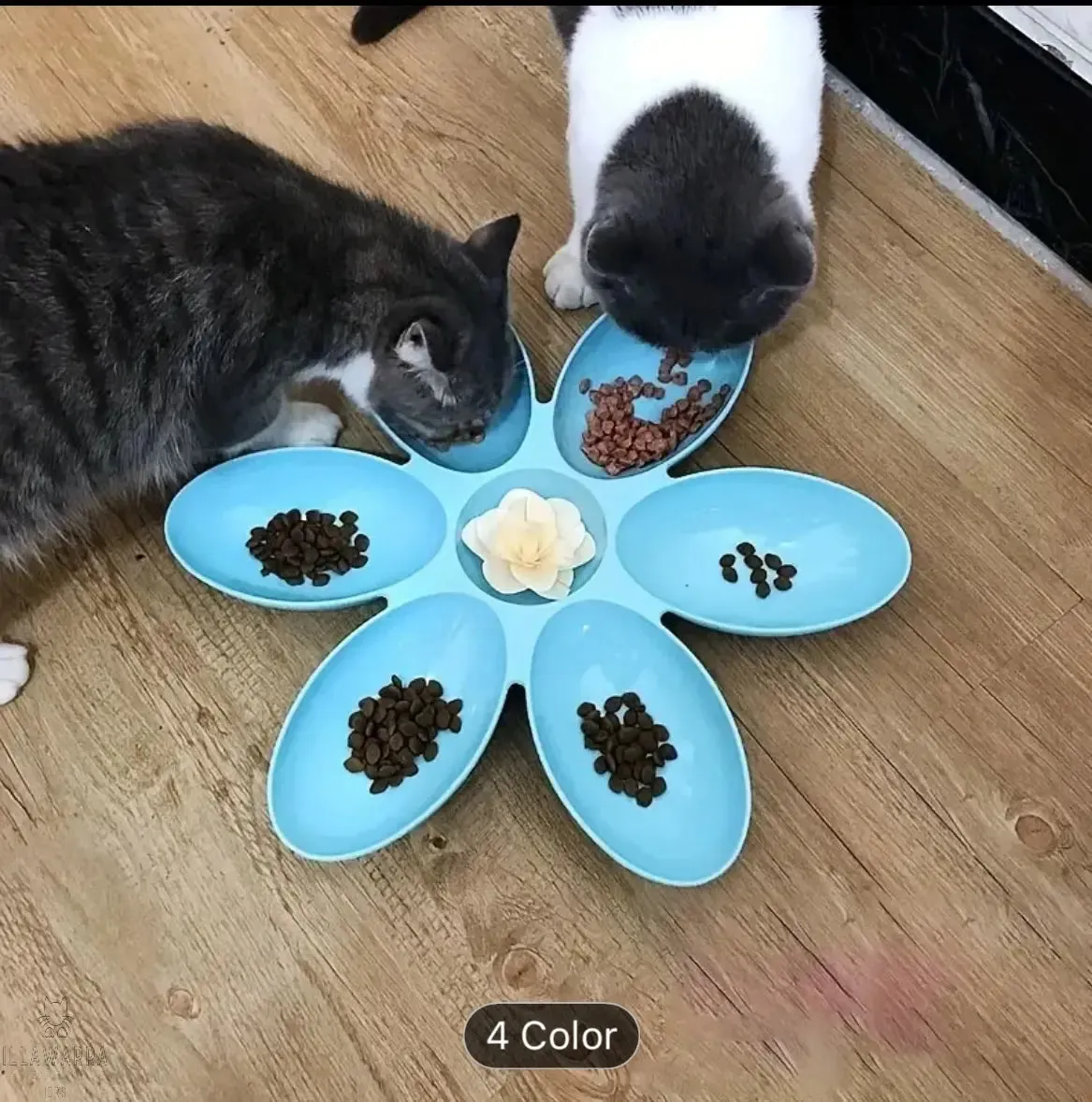 Petal Shaped Cat Food Bowl