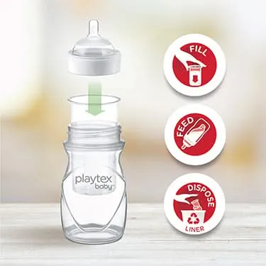 Playtex Baby™ Nurser Bottles with Drop-Ins® Liners - 1 Pack 4 oz