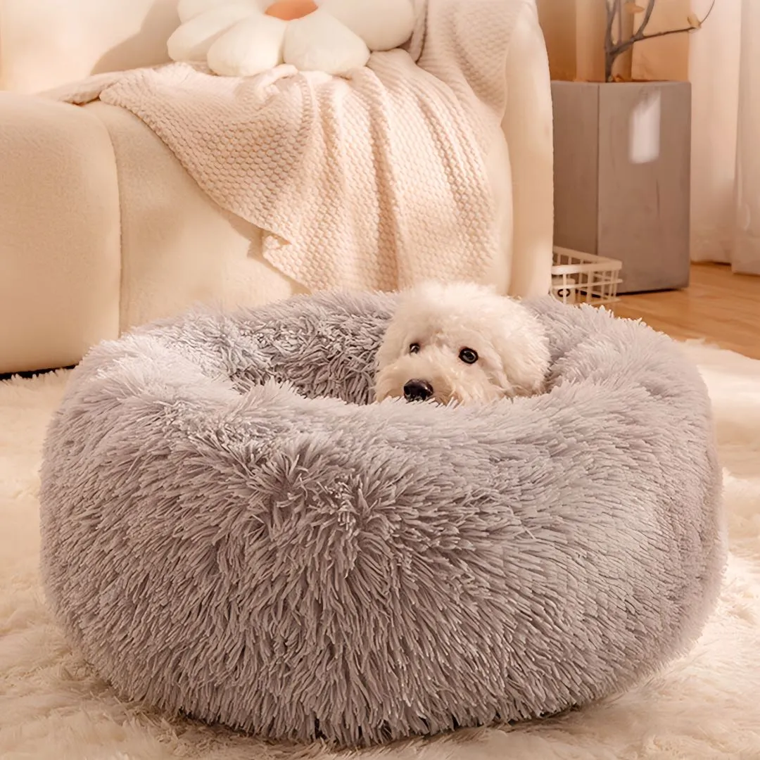 Plush Nest Cat Bed Dog Bed Pet Calming Bed