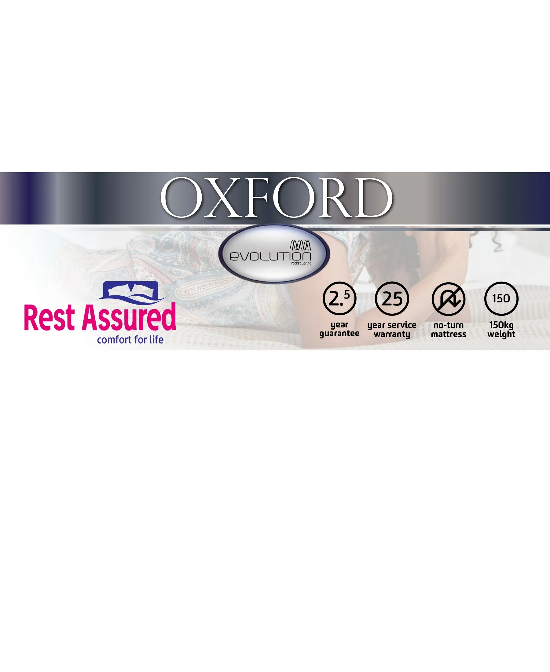 Rest assured Oxford King Bed