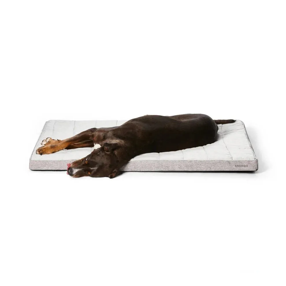 Snooza Cooling Orthobed Powder Grey Dog Bed Large to Extra Large