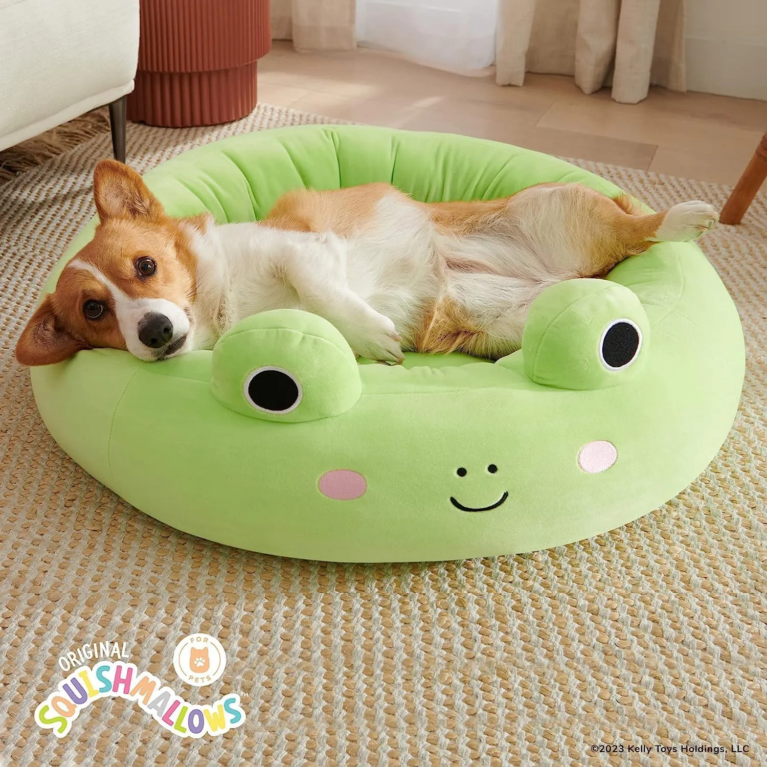 Squishmallows Pet Beds Wendy the Frog 3 Sizes