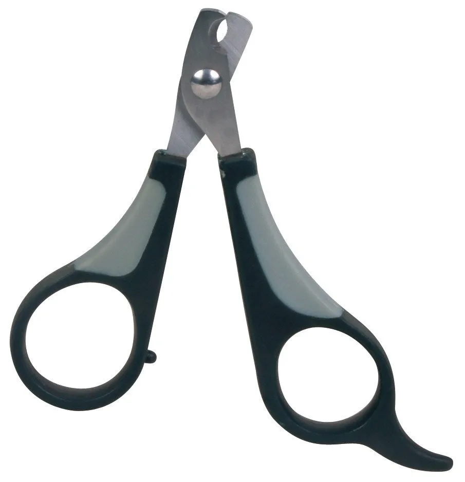 Trixie 2373 Pet Grooming Scissors Black, Grey