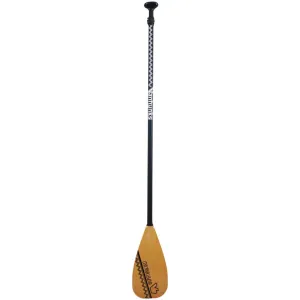 Vanhunks Adjustable Fiberglass Paddle w/ Bamboo Finish