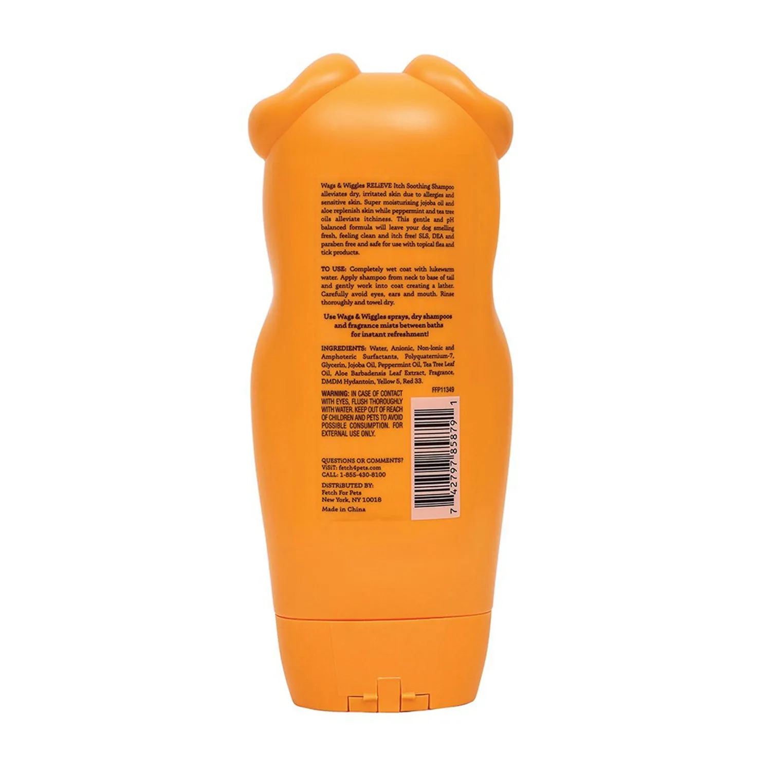 Wags & Wiggles Relieve Itch Soothing Shampoo Tropical Mango 473ml