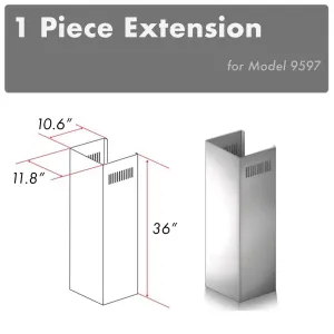 Z-line Range Hood Accessories model 1PCEXT-9597