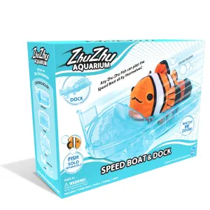 Zhu Zhu Aquarium Speedboat And Dock Set